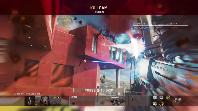 Most of my multiplayer screens are killcam selfies.
